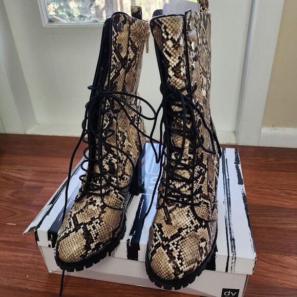 Dolce Vita Ayleen Snakeskin Boot 9 NIB - Picture 6 of 9